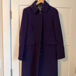 J Crew Purple Women's Coat